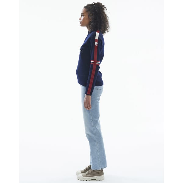 Pull DALE OF NORWAY OL SPIRIT F SWEATER NAVY OFF WHITE RASPBERRY