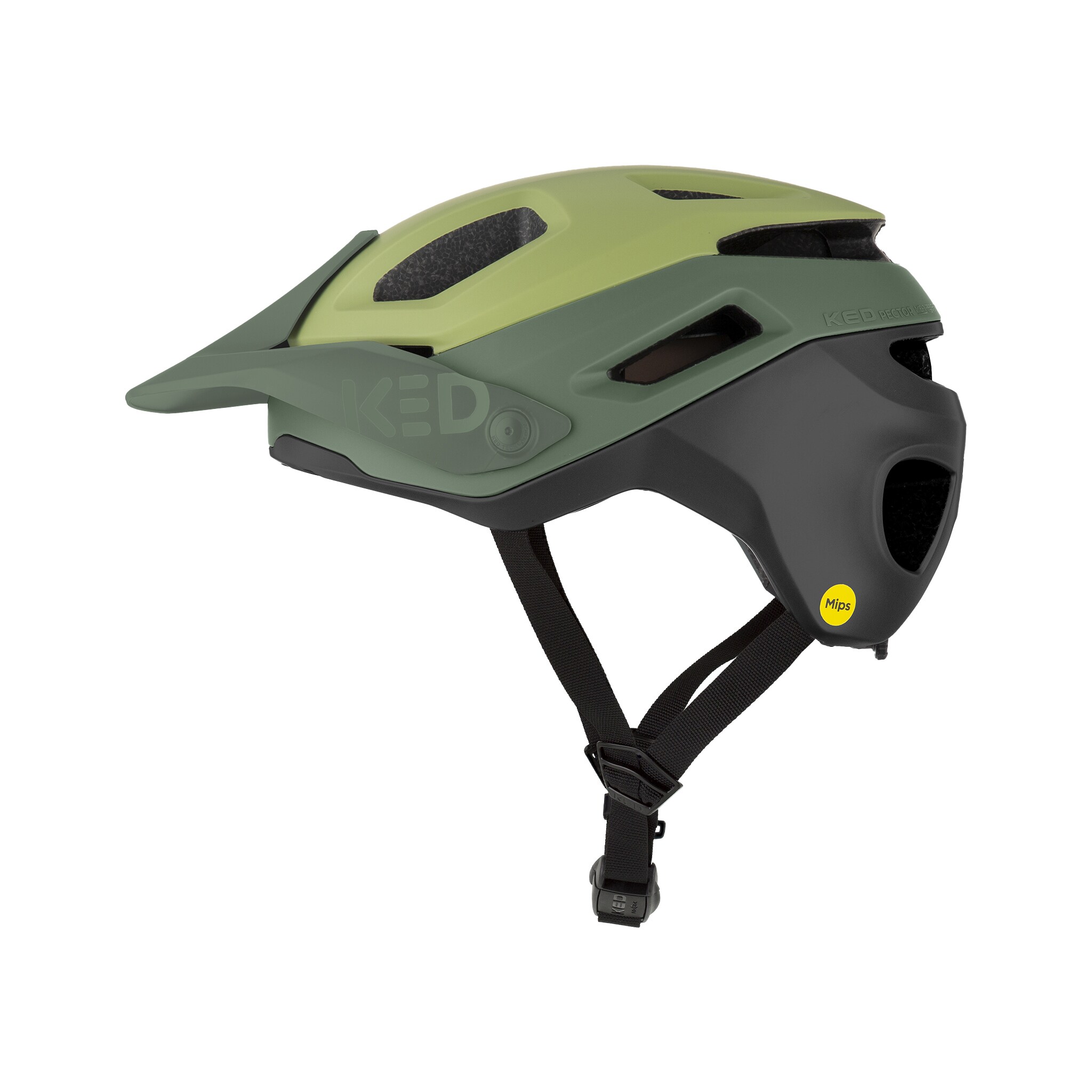 KED MTB Fahrradhelm Pector ME-1, OLIVE MATT