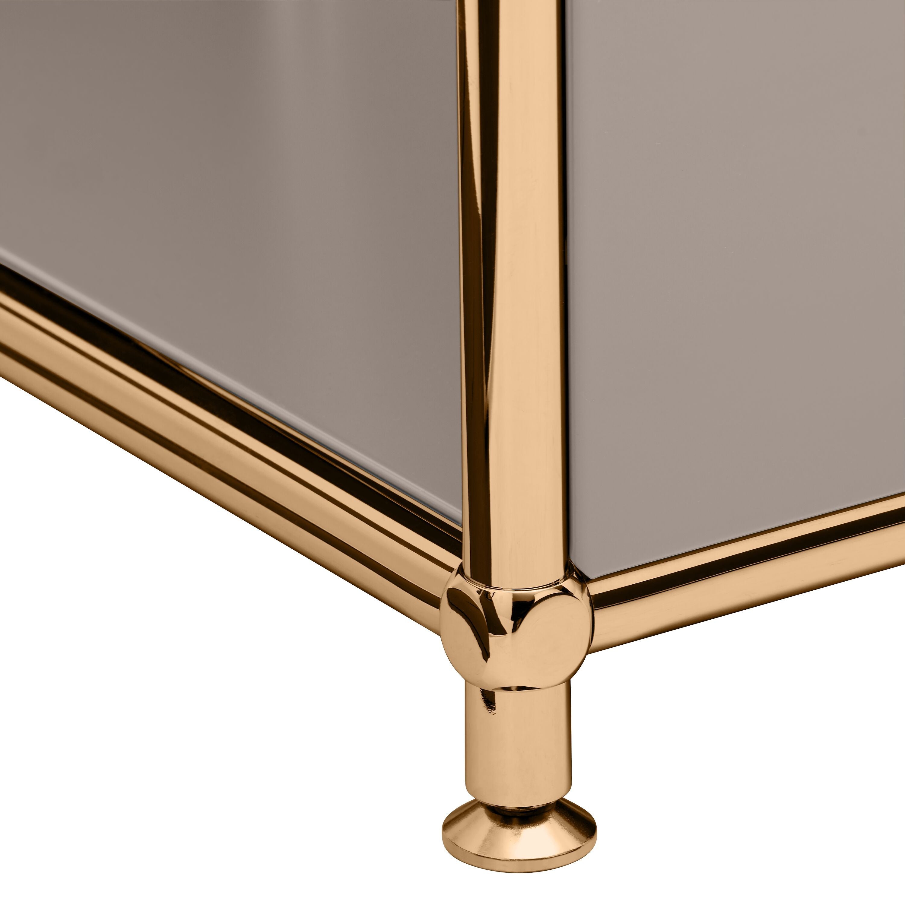 FLEXCUBE Beistelltisch - Taupe / B: 97.0 cm x T: 40.0 cm x H: 42.5 cm
