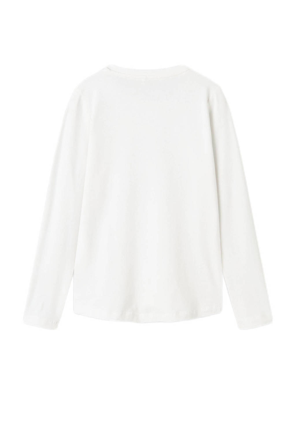 NAME IT longsleeve NKFVIPARTY - set van 2 zwart/wit