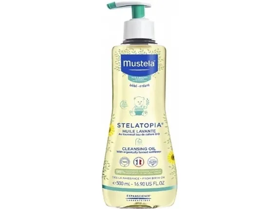 Mustela Bébé Stelatopia Cleansing Oil 500 ml