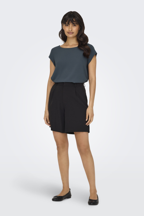 Only blauwe dames t-shirt