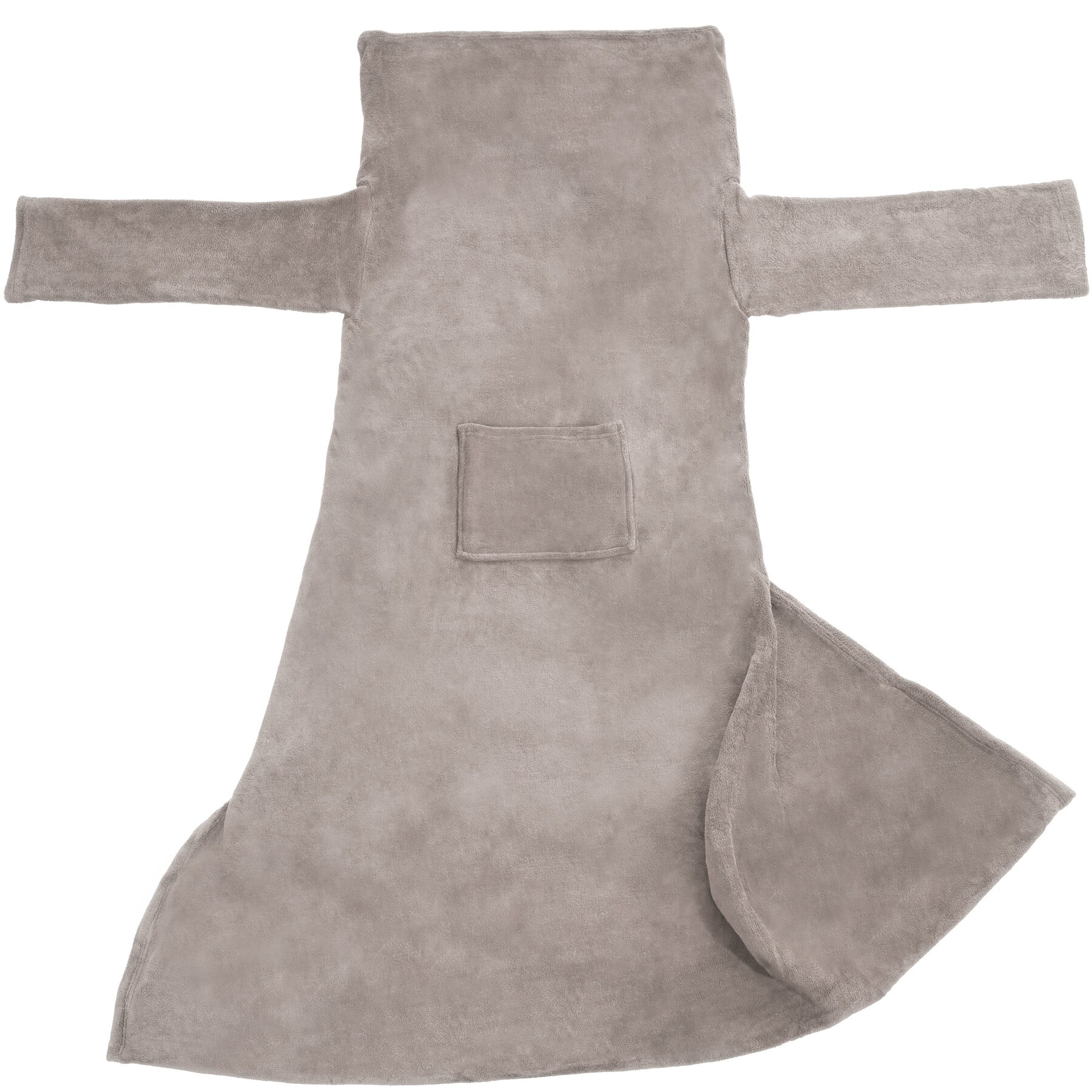 tectake® 2er Set Kuscheldecke mit Ärmeln, 150 x 180 cm, warm, inklusive Tasche auf der Vorderseite