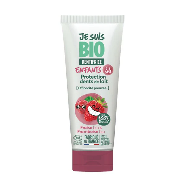 Je Suis Bio Dentifrice Enfants - Fraise & Framboise 75ml