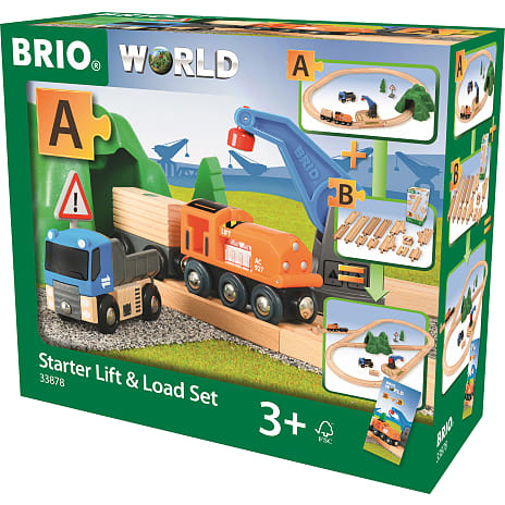 BRIO 33878 Løft- og læs startsæt