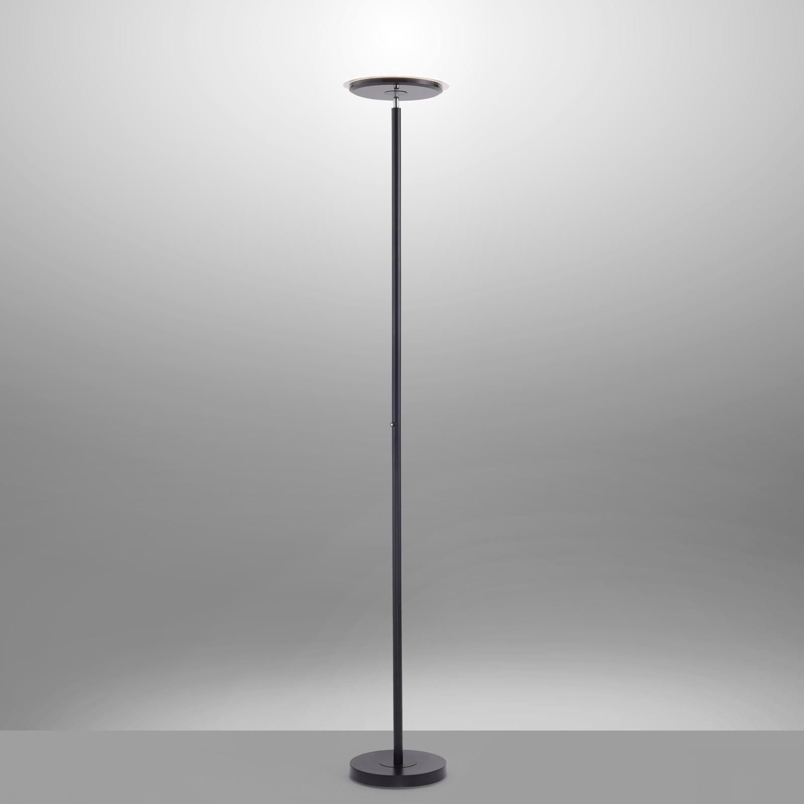 LED-Deckenfluter - schwarz - dimmbar