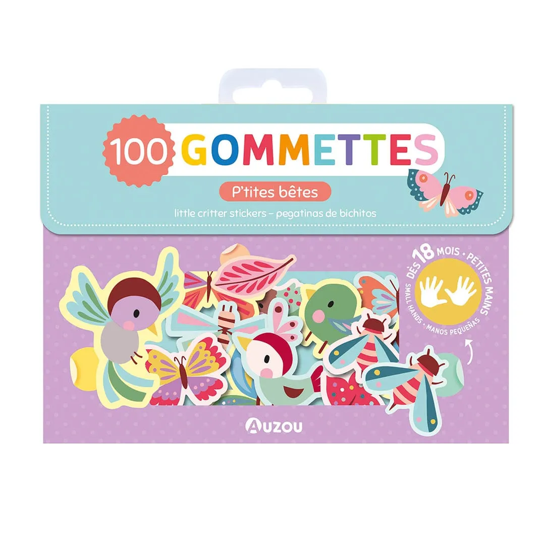Auzou 100 Gommettes P'tites Bêtes