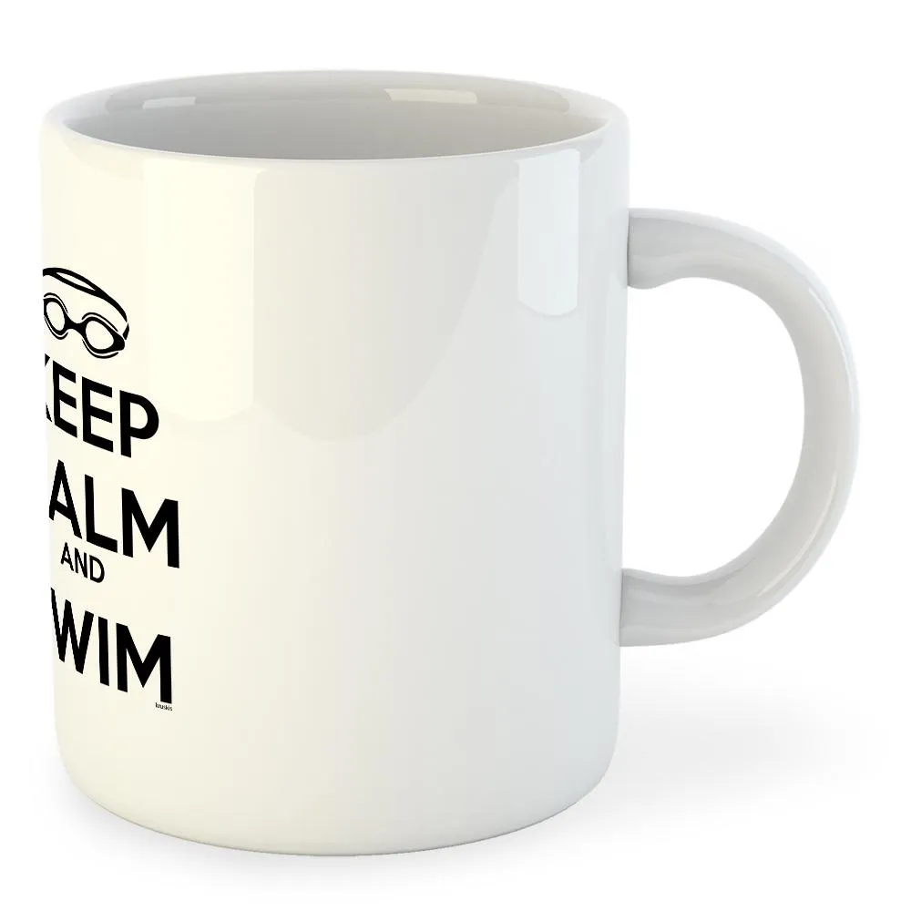 Kruskis Keep Calm and Swim tasse 325ml