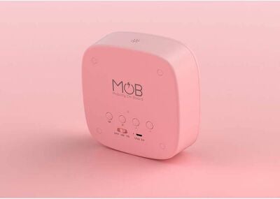 MOB Vekkeklokke med Lys Billy Clock, Rosa