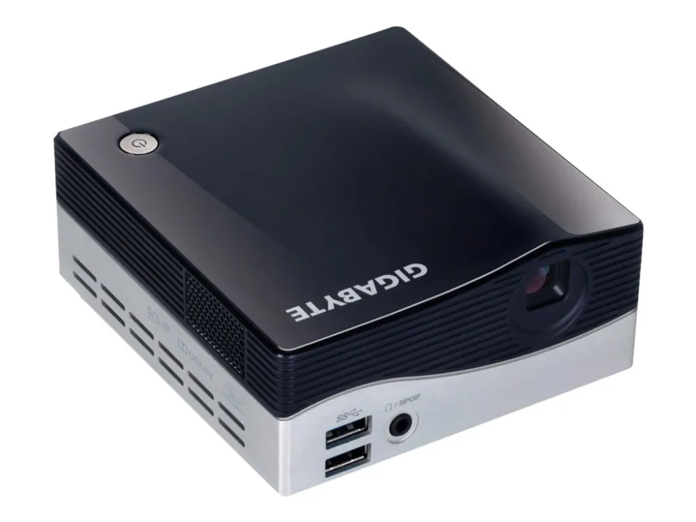 Gigabyte BRIX Projector GB-BXPi3-4010 (rev. 1.0) - Barebone - Ultra Compact PC Kit - 1 x Core i3 4010U / 1.7 GHz - RAM 0 GB - HD Graphics 4400 - GigE - WLAN: 802.11b/g/n, Bluetooth 4.0