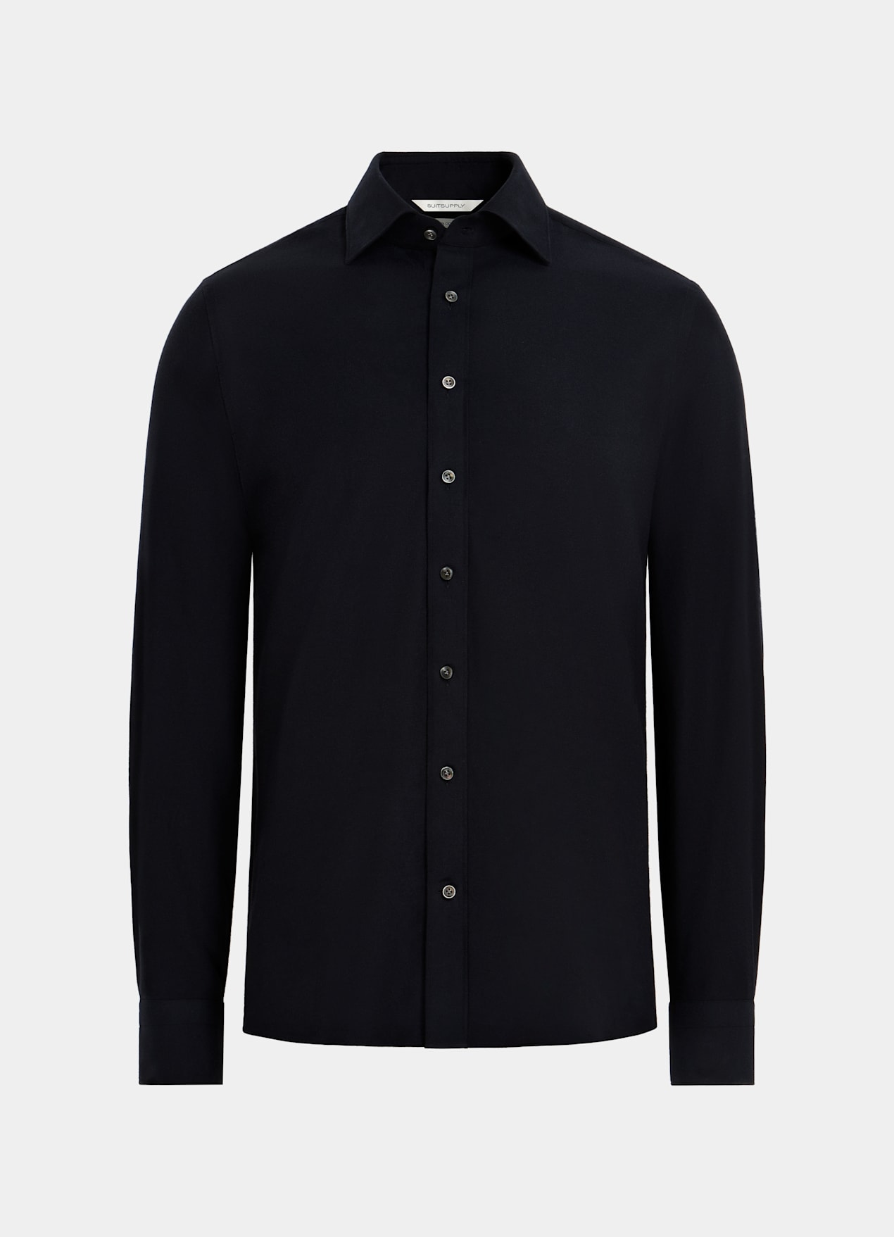Chemise coupe ajustée bleu marine