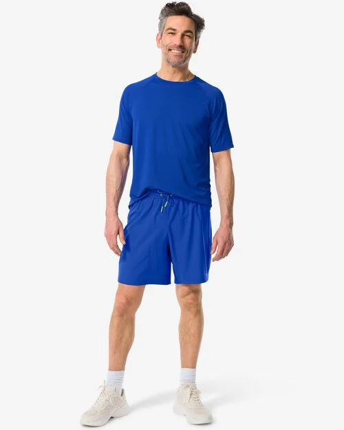 short de sport homme  bleu