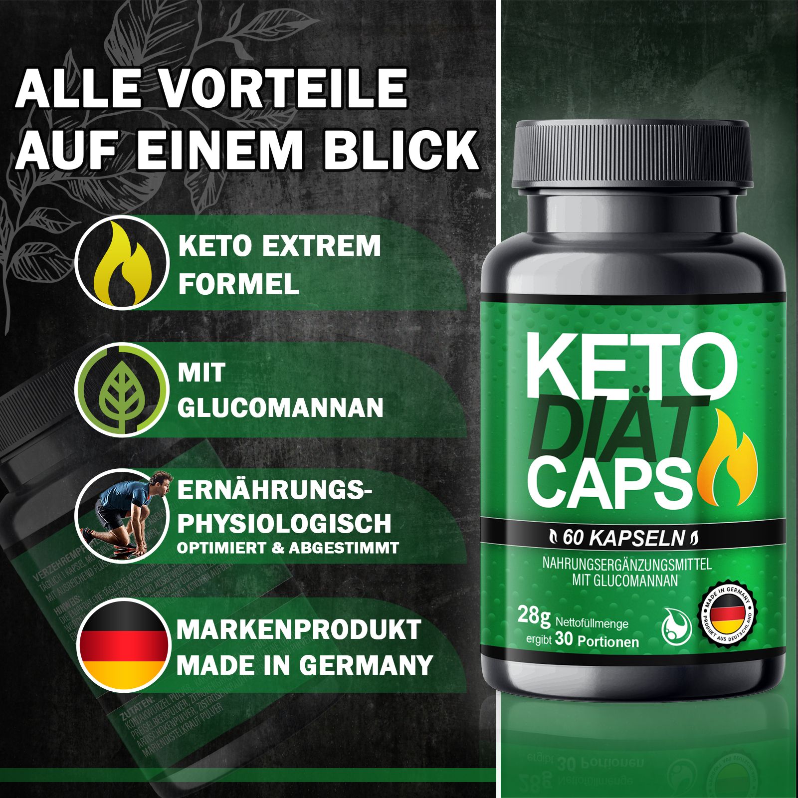 Saint Nutrition | KETO DIÄT CAPS | zum Abnehmen
