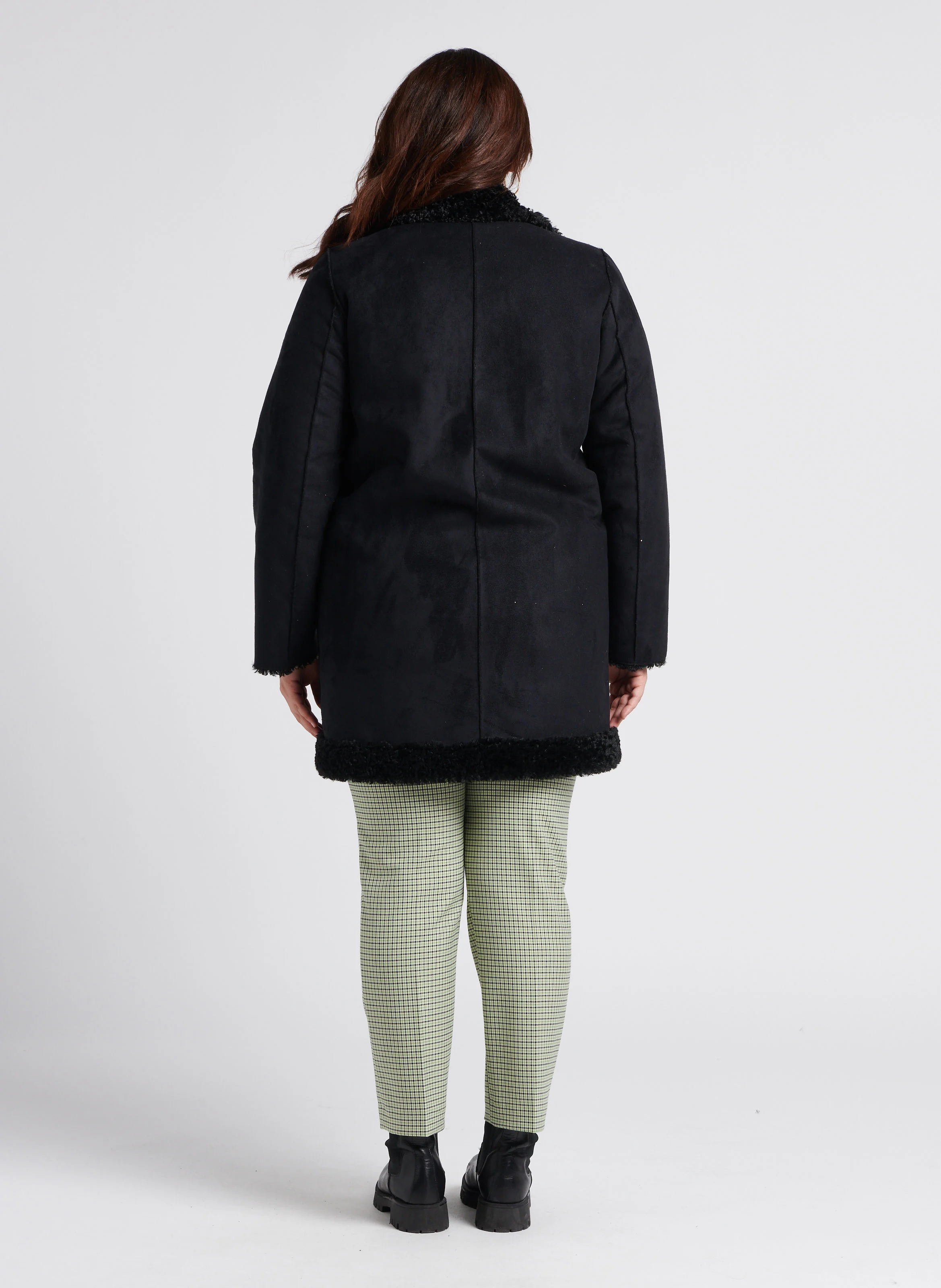 RADAR - Pantalon droit à motif | Vert
