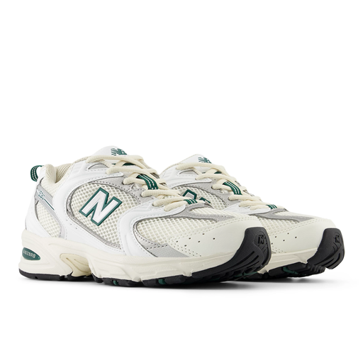 New Balance 530 Sneakers, Sea Salt/White/Marsh Green, 44