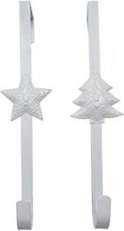 Hogewoning Seasonal kranshaak Emma ster wit 29 x 10 x 7 cm