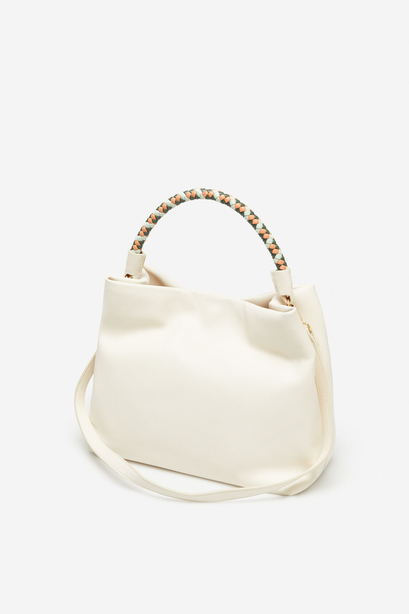 Bolsa trançada - Marfim