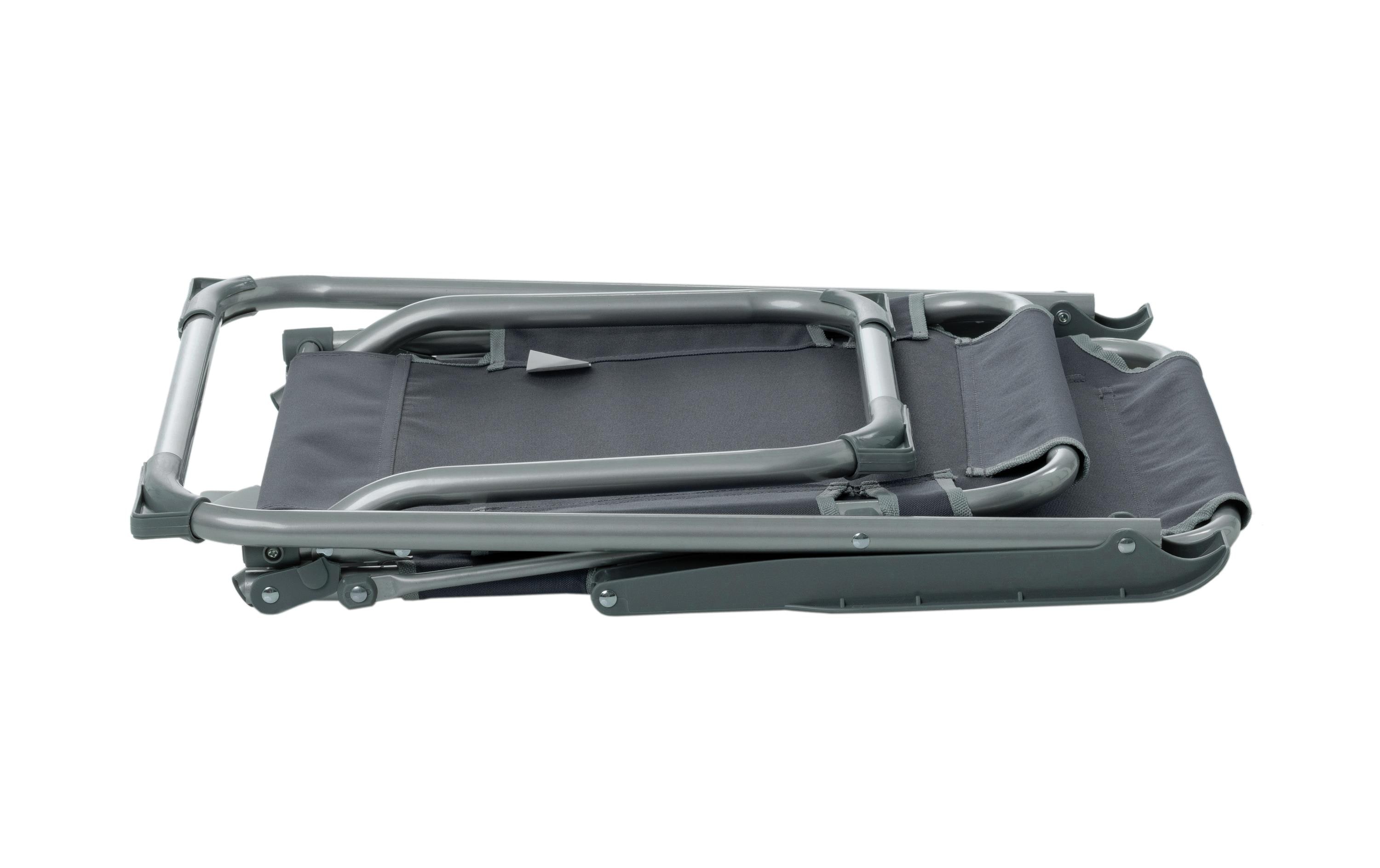 Campingstuhl Comodo Grigio, 2 StückKompakte und leichte Outdoor-Stühle