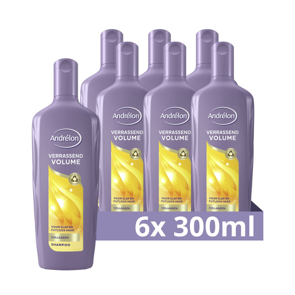 6x Andrelon Shampoo Verrassend Volume300 ml