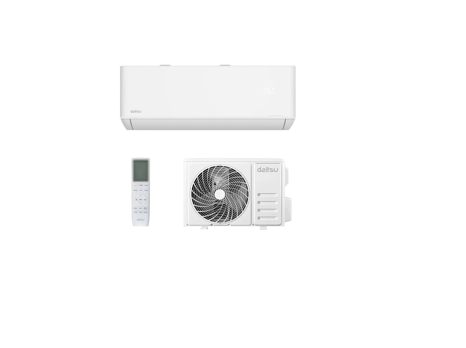 AR CONDICIONADO FIXO DAITSU 3NDA01630 ARTIC COMFORT 9000 BTU