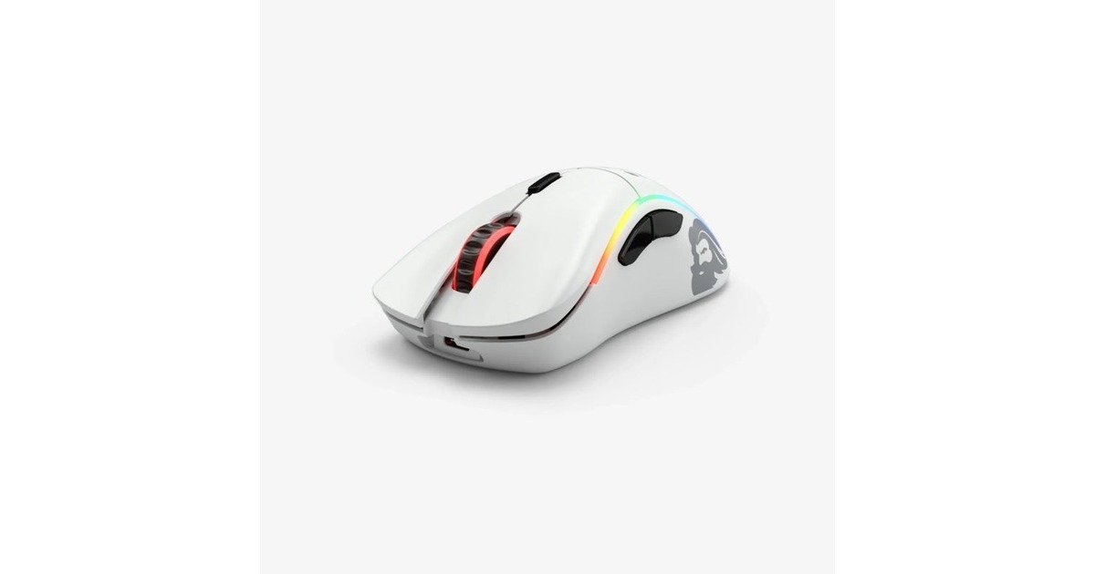 GloriousModel D Wireless gaming muis  (Wit (mat), 19.000 dpi, RGB leds)
