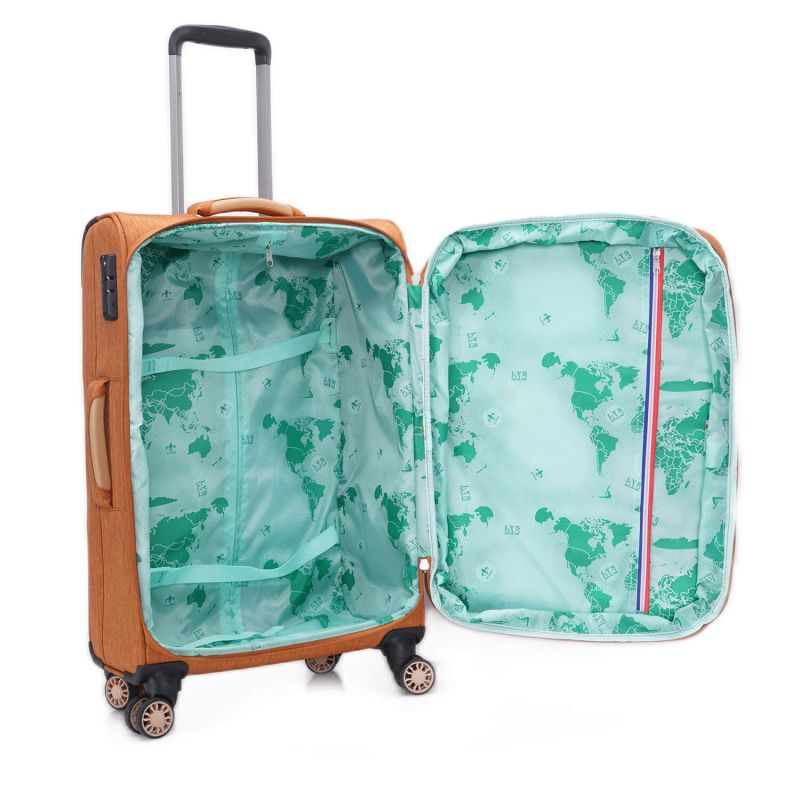 Valise souple 355 Extensible 67 cm Cognac