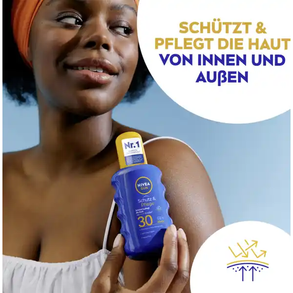Schutz & Pflege Sonnenspray LSF 30