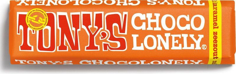 Tony's Chocolonely Chocolade Reep Melk Karamel Zeezout - 35 x 47 gram