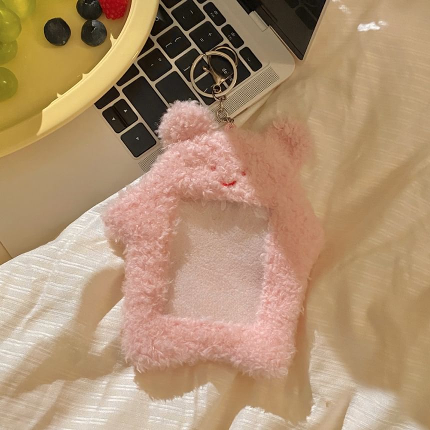 Tuhat - Cartoon Chenille Instant Photo Holder Sleutelhanger (Verschillende ontwerpen)