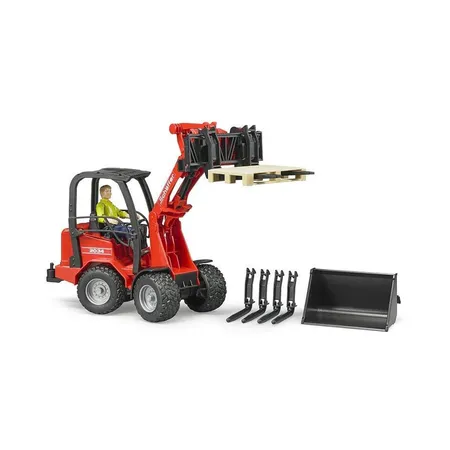 BRUDER® 2191 Schäffer Hoflader 2034 mit Figur und Zubehör