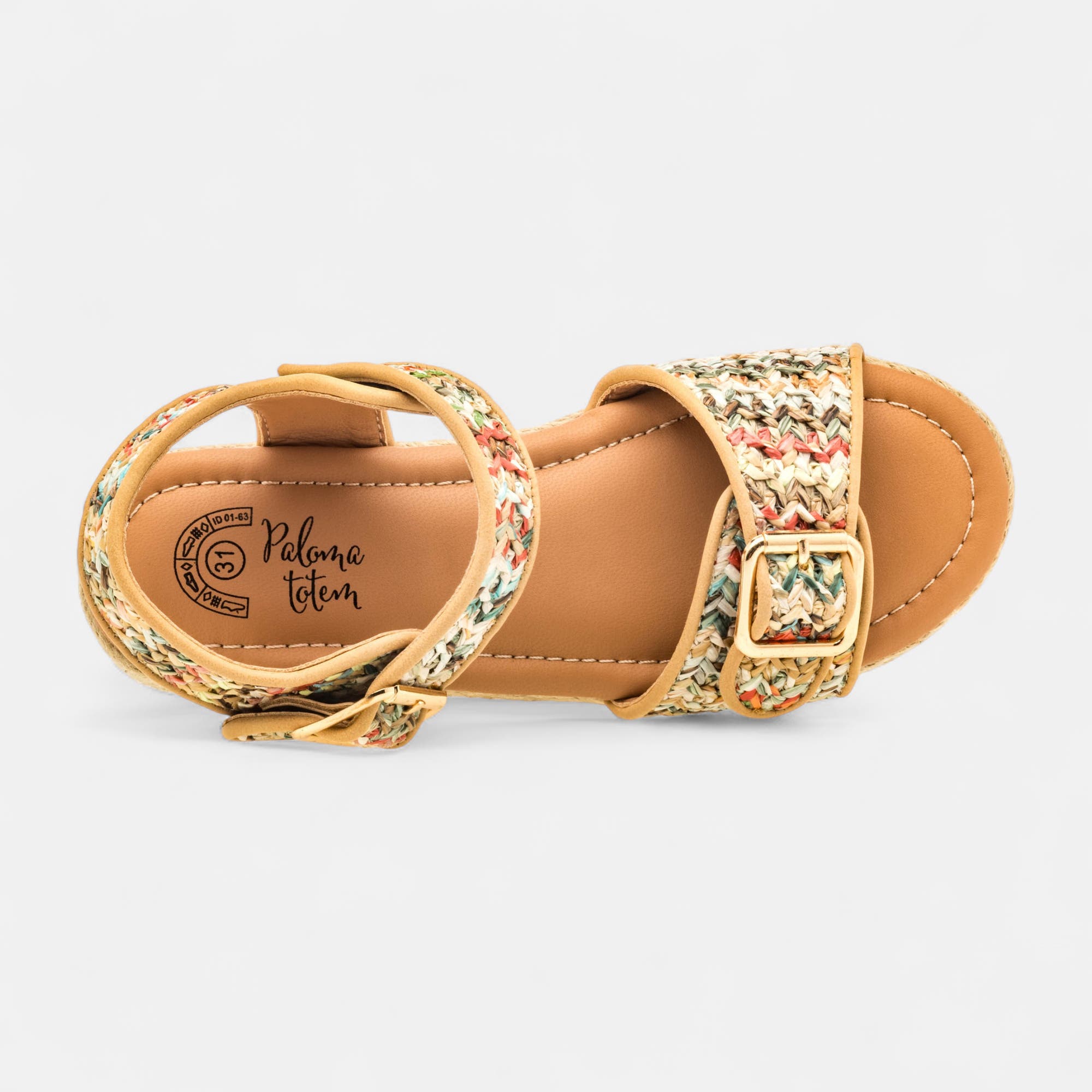 Sandales Fille multicolore