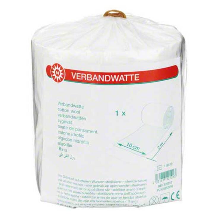 Verbandwatte gerollt 2mx10cm, 1 St