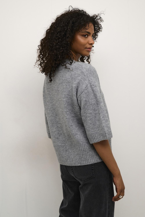 Kaffe grijze dames vest