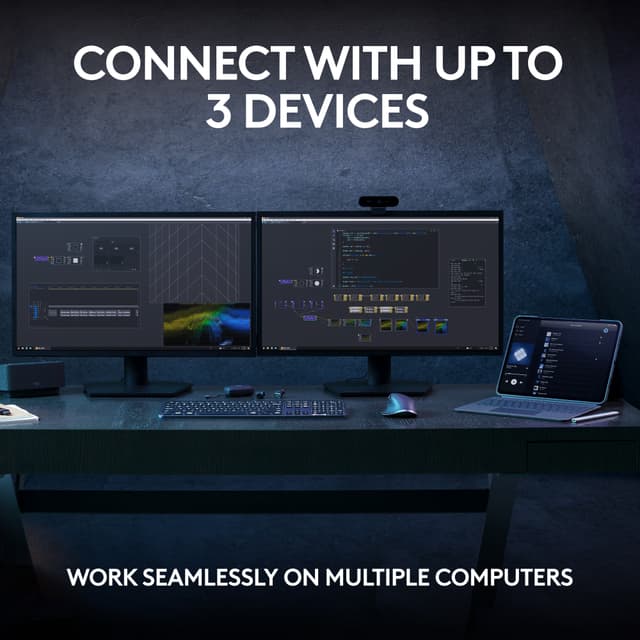 Logitech MX Keys S trådløst tastatur (graphite)