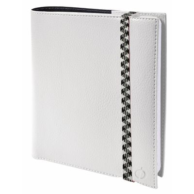 Agenda spiralé à élastique Time & Life Medium - 1 semaine sur 2 pages - 16 x 16 cm - blanc - Quo Vadis