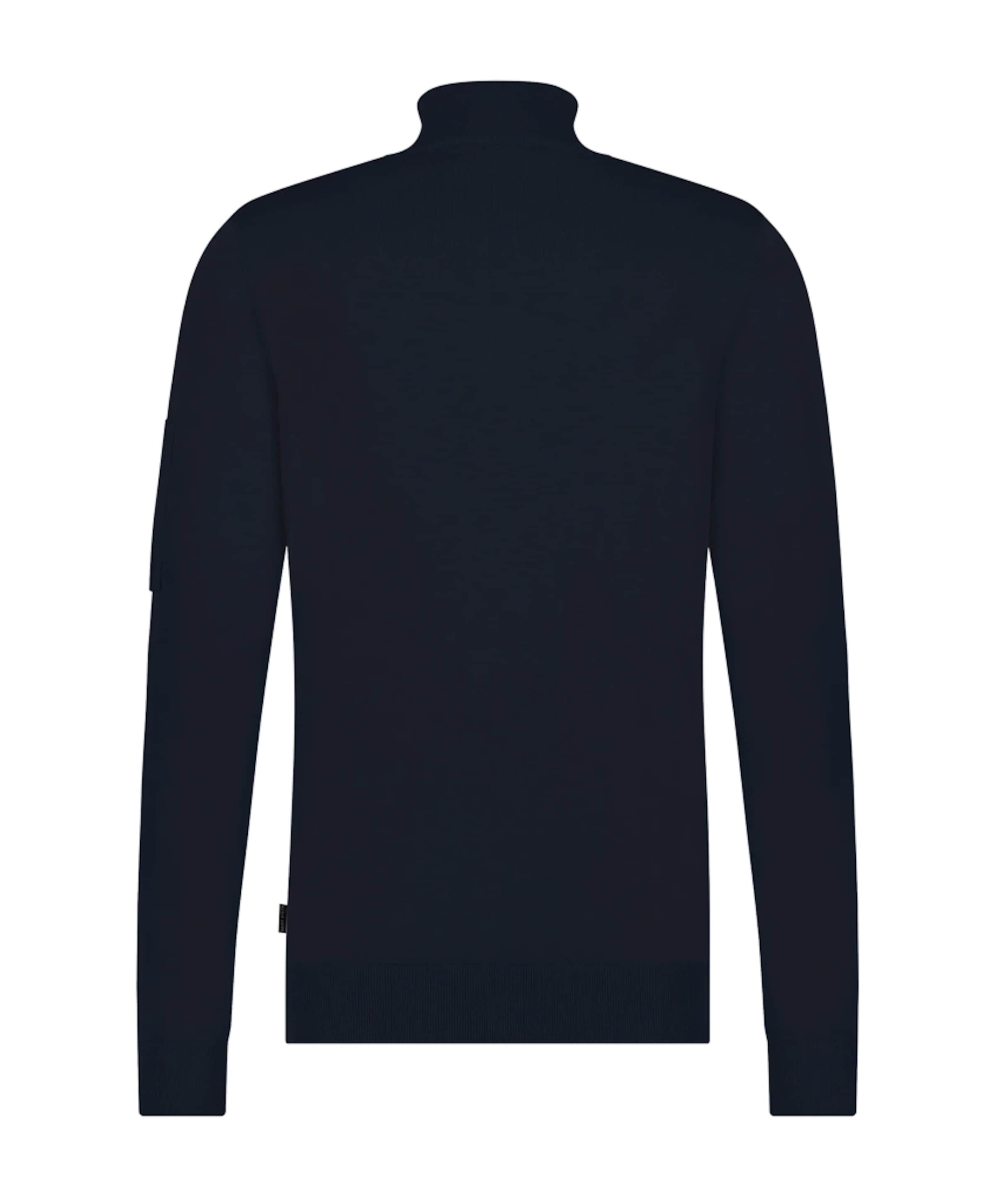 Saint Steve Trui met rits blauw