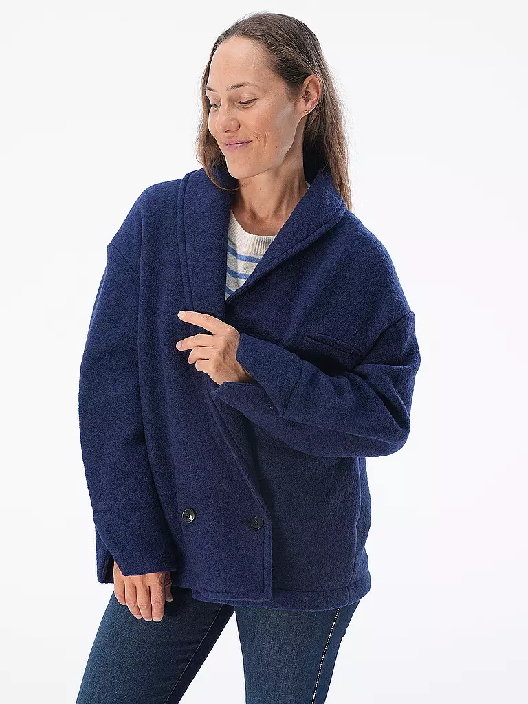 PENN&INK Wolljacke blau