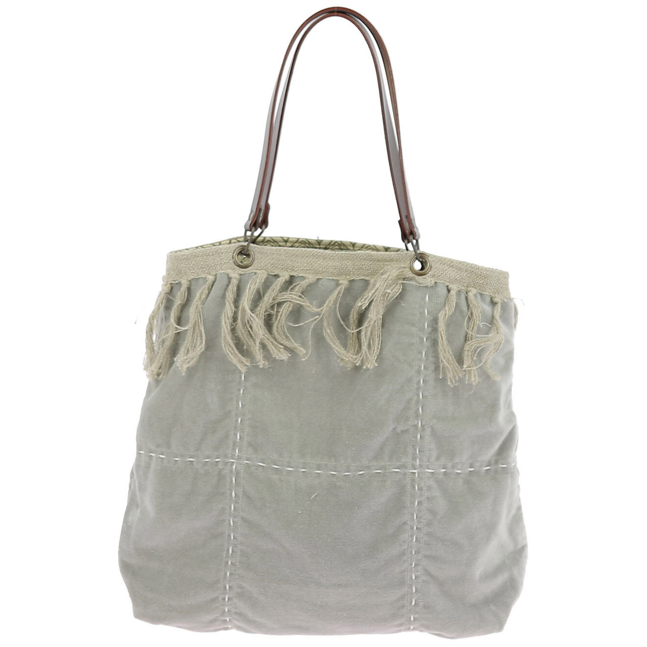 En Fil d'Indienne Sac Cabas Medium Boho beige - 40x40x12 cm