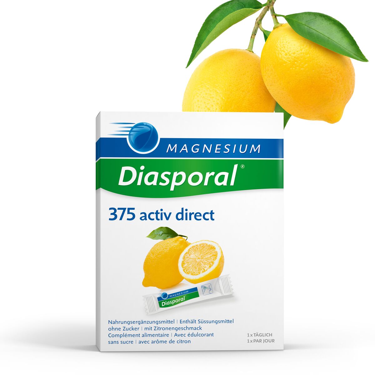 MAGNESIUM DIASPORAL Magnesium Diasporal Activ Direct zitrone 60 Stk