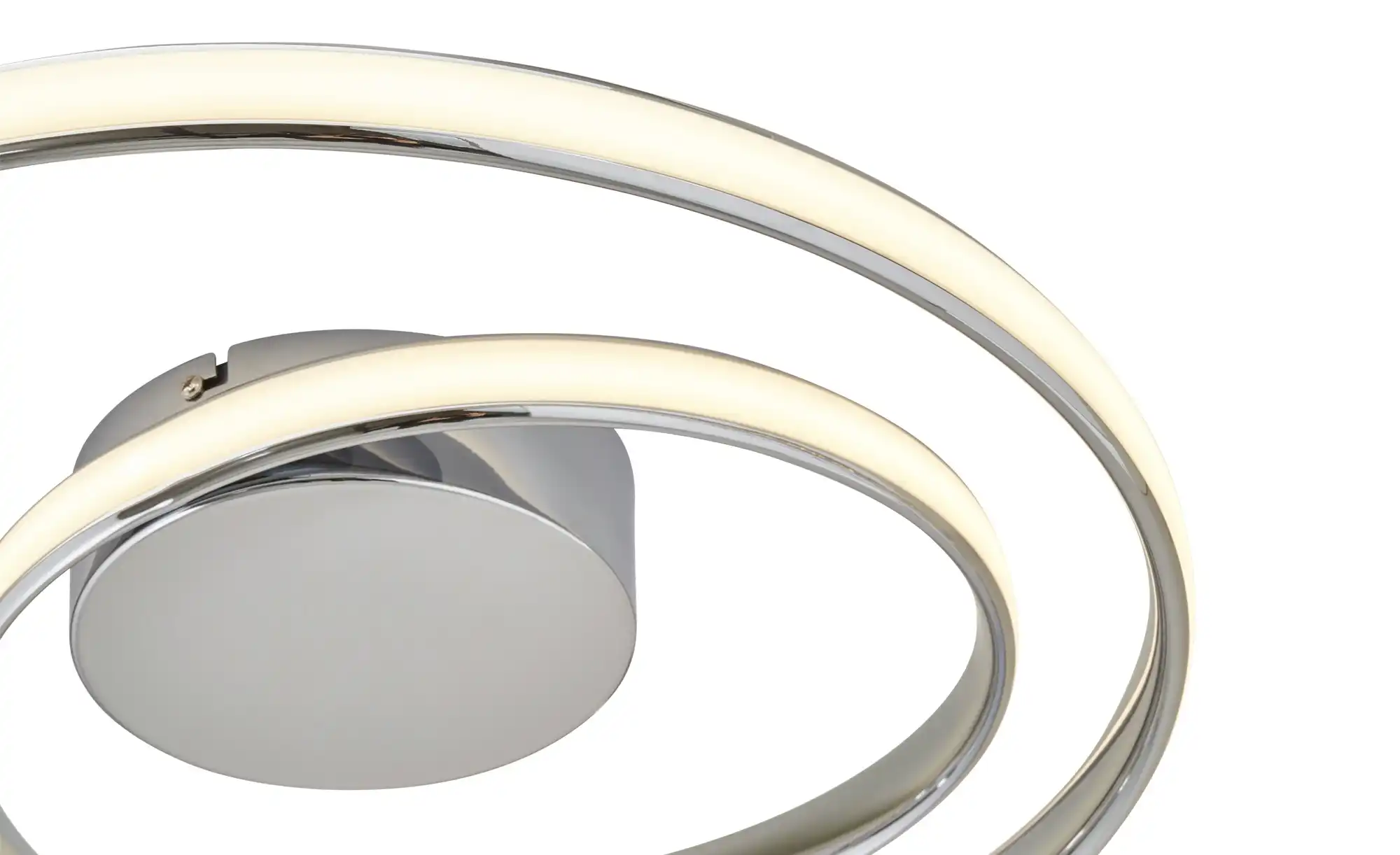 KHG LED-Deckenleuchte, Chrom, gedreht