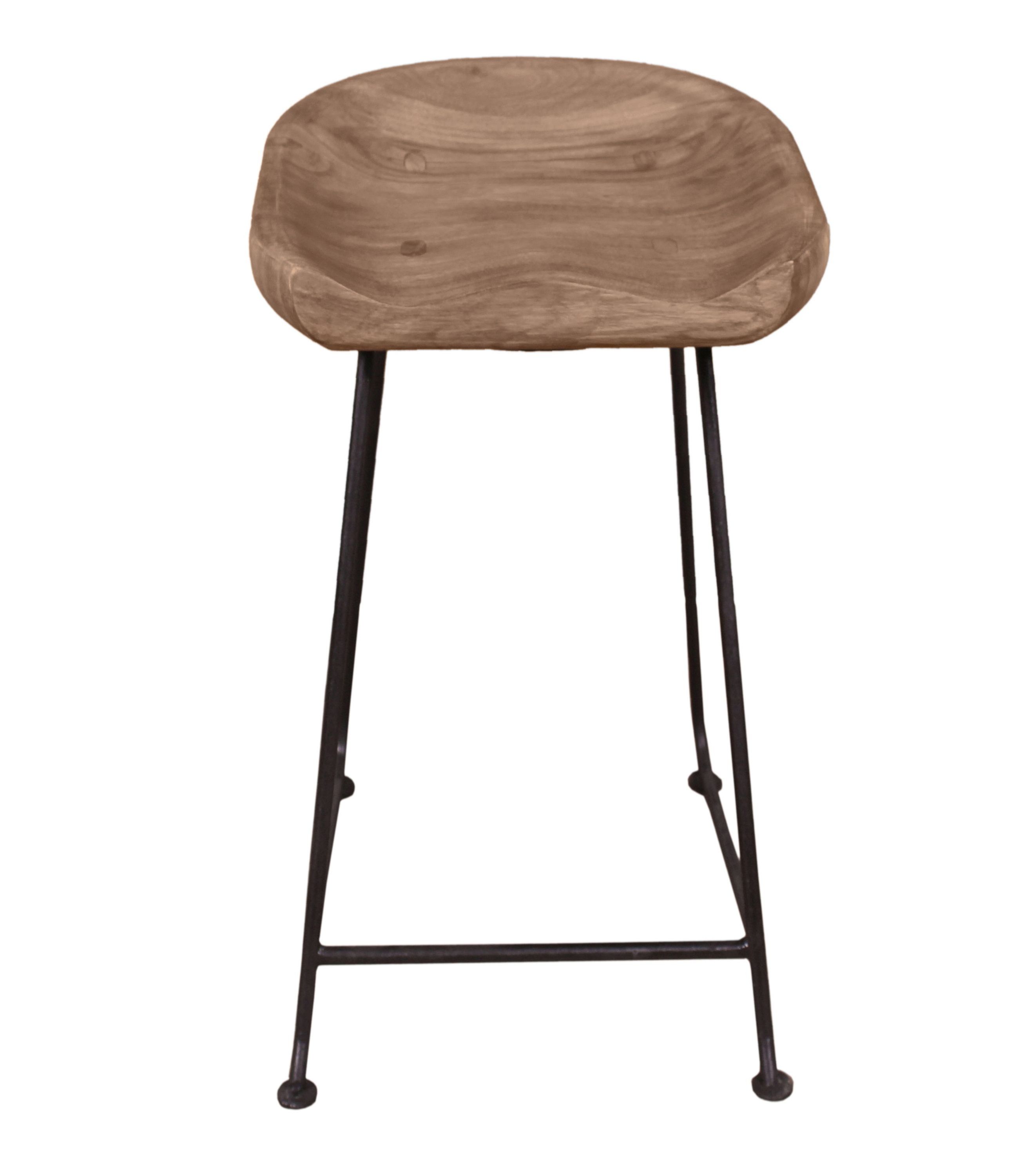 Barhocker Akazie massiv Barstuhl Tresenhocker Küchenhocker Bar Tresen Stuhl