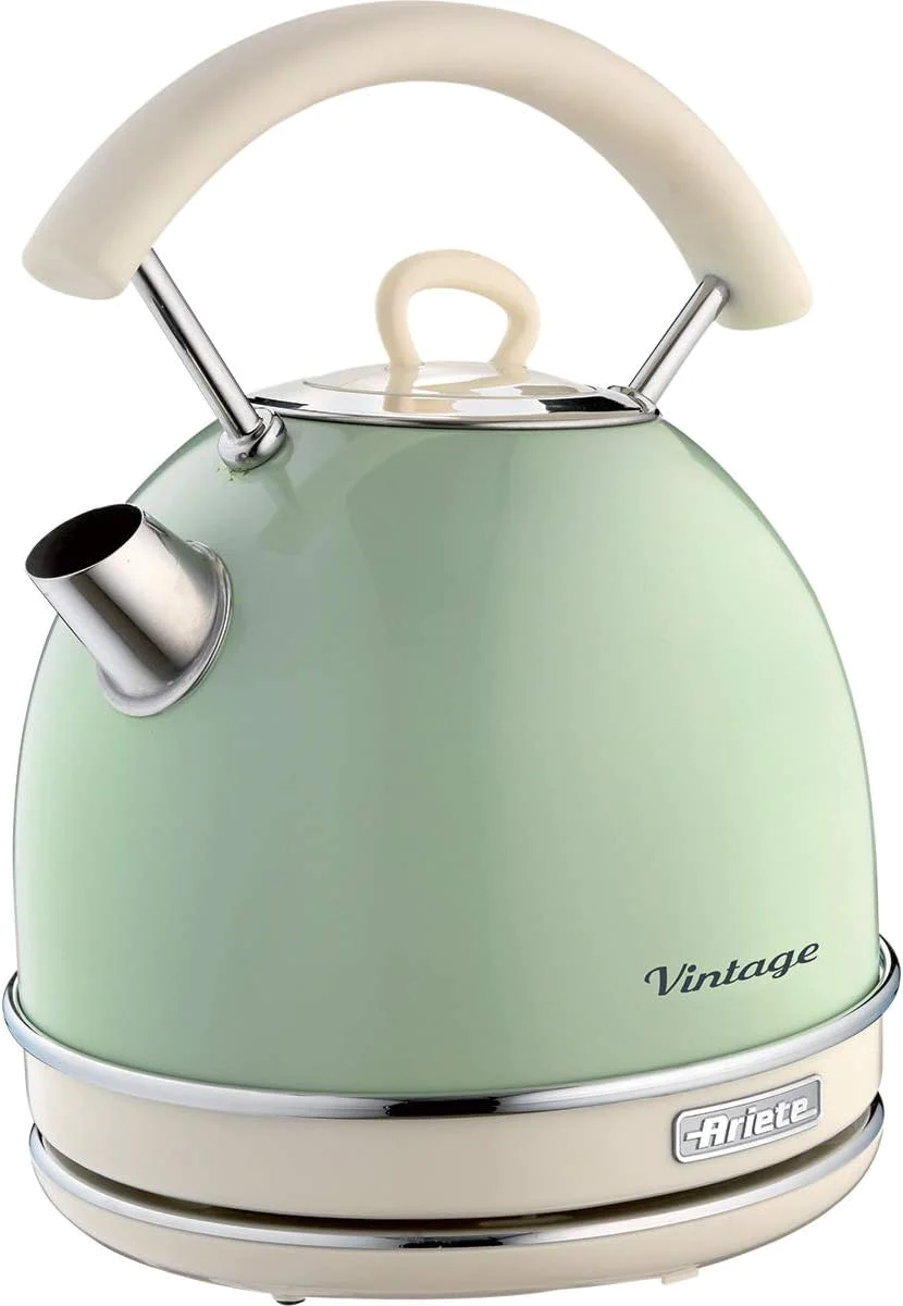 bouilloire électrique de 1,7L sans fil 2000W vert pastel Ariete