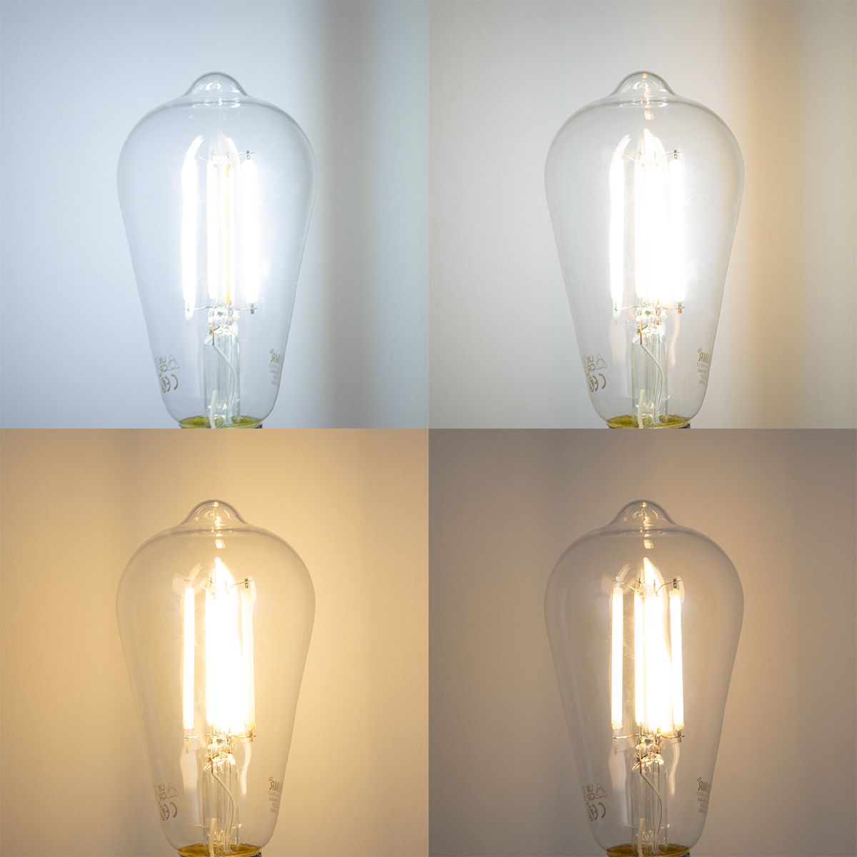 E27 dimbare LED lamp ST64 helder 7W 806 lm 2700-6500K