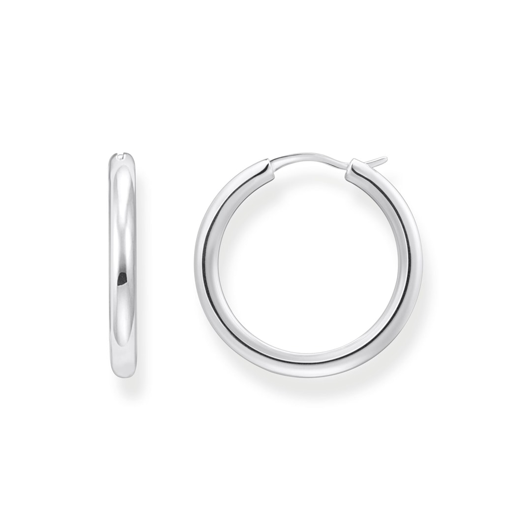 Thomas Sabo Hoop Earrings Creolen mit klassisch-elegantem Design Silber