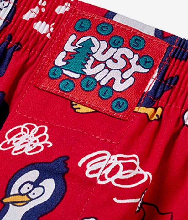 Lousy Livin Pinguins Boxershorts (red)