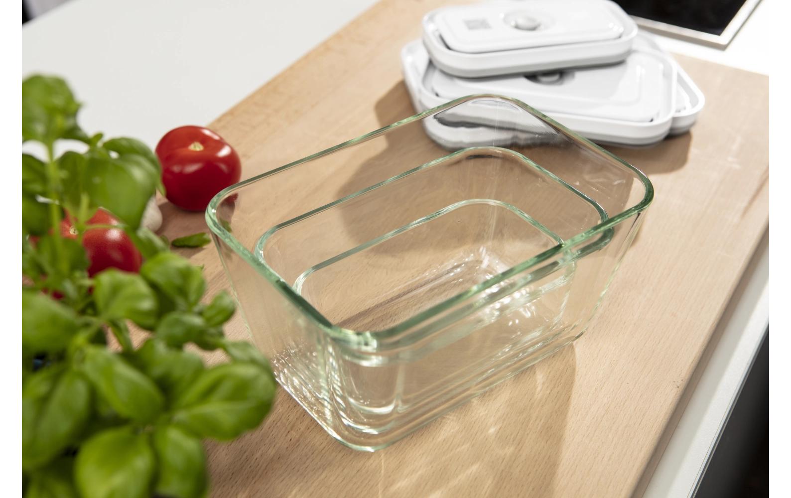 Fresh and Save Rechteckige Box Glas, 0.35 lVakuumbox S