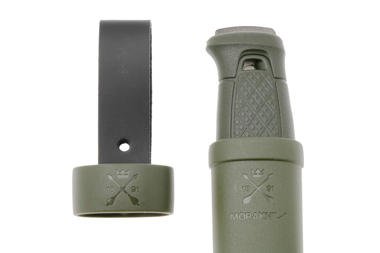 Morakniv Garberg BlackBlade Carbon 14528 Black DLC C100S, Green Polyamide, bushcraftmes