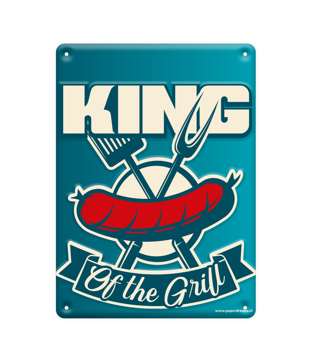 Metalen Bord King Of Grill