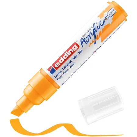 edding 5000 Acrylmarker breit - sonnen-gelb