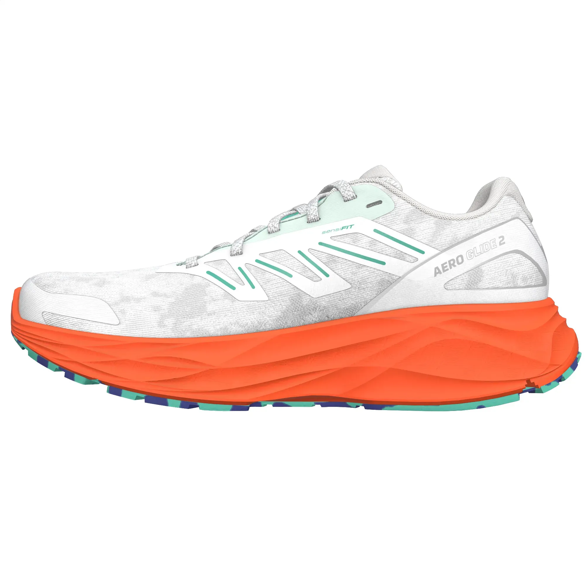 salomon aero glide 2 loebesko herre 25 l47573900 white cherry tomato electr